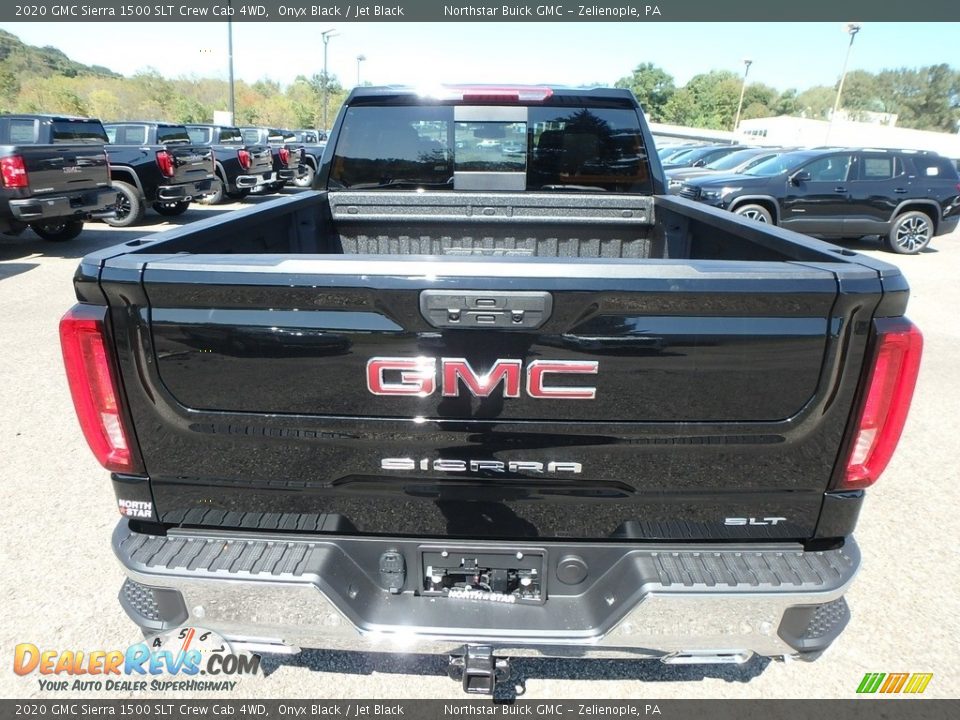 2020 GMC Sierra 1500 SLT Crew Cab 4WD Onyx Black / Jet Black Photo #6