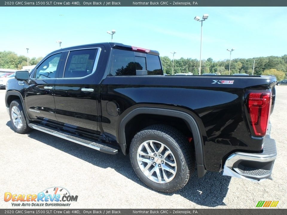 2020 GMC Sierra 1500 SLT Crew Cab 4WD Onyx Black / Jet Black Photo #7