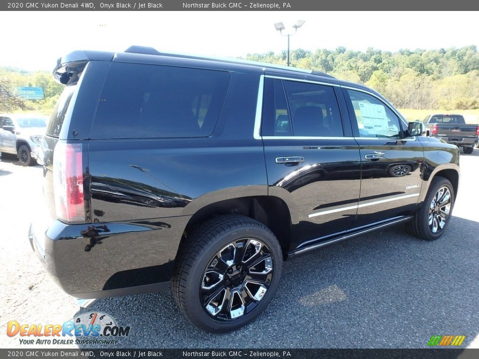 2020 GMC Yukon Denali 4WD Onyx Black / Jet Black Photo #5