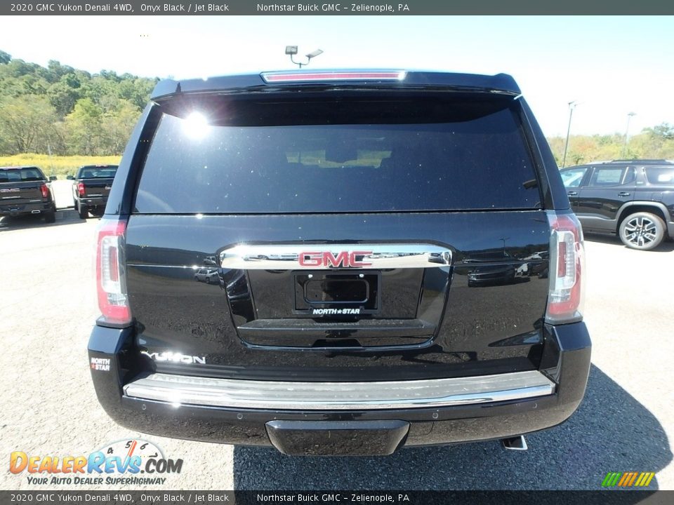 2020 GMC Yukon Denali 4WD Onyx Black / Jet Black Photo #6