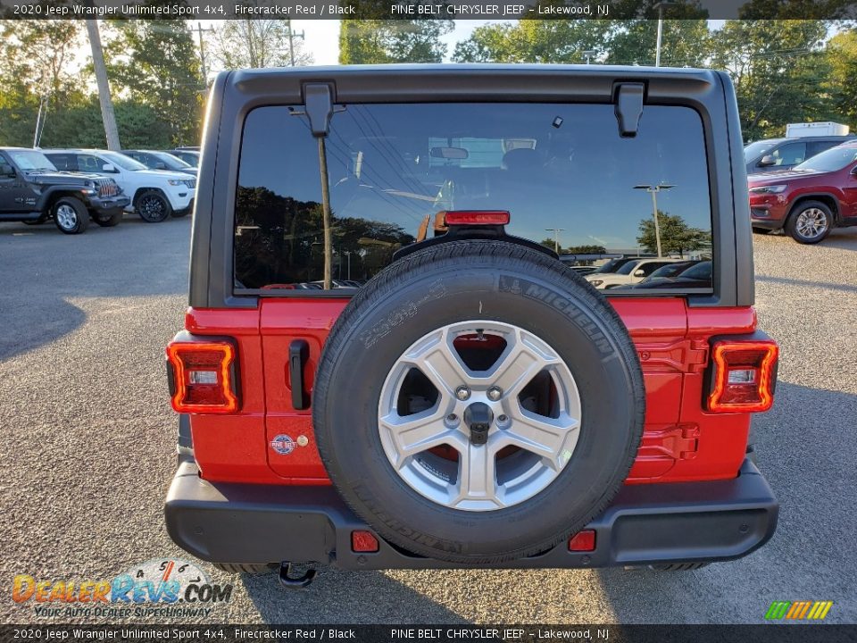 2020 Jeep Wrangler Unlimited Sport 4x4 Firecracker Red / Black Photo #5