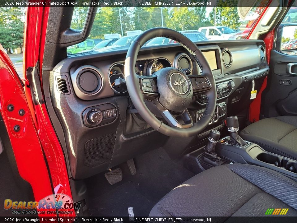 2020 Jeep Wrangler Unlimited Sport 4x4 Firecracker Red / Black Photo #6