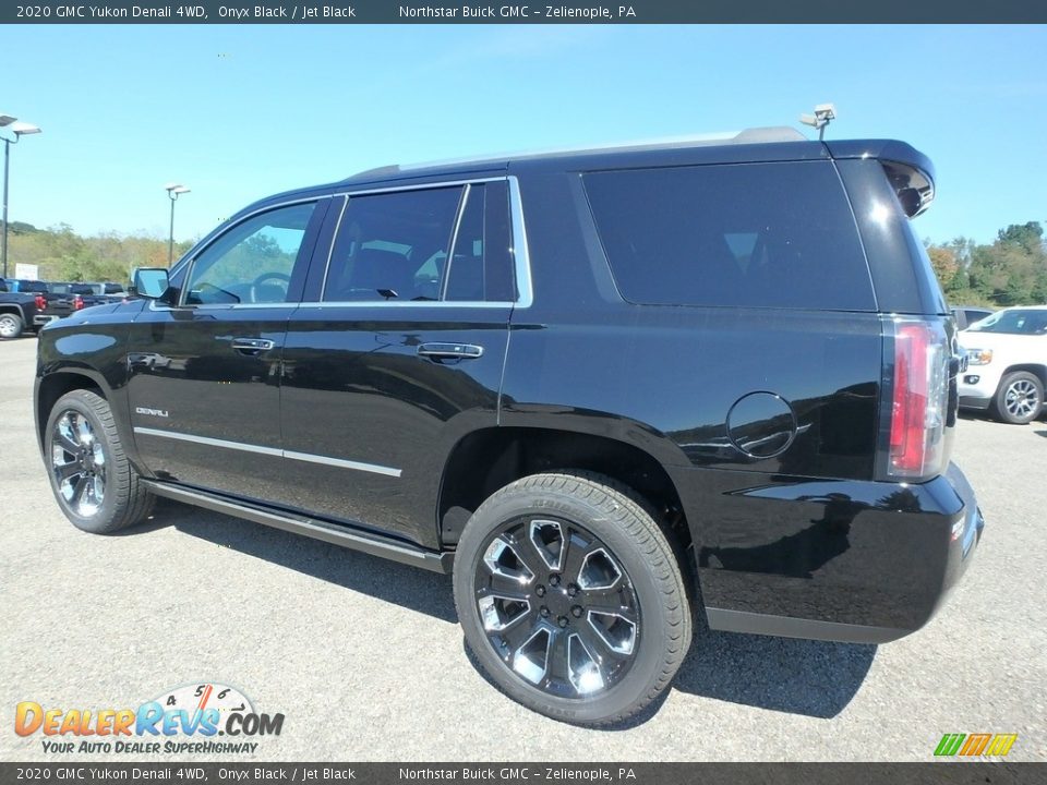 2020 GMC Yukon Denali 4WD Onyx Black / Jet Black Photo #8