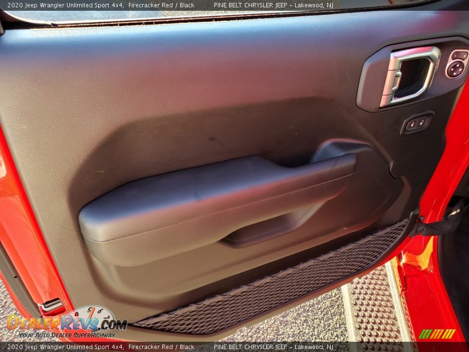 2020 Jeep Wrangler Unlimited Sport 4x4 Firecracker Red / Black Photo #7