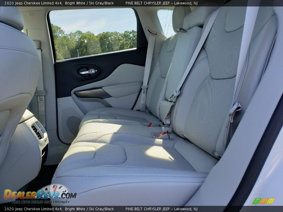 2020 Jeep Cherokee Limited 4x4 Bright White / Ski Gray/Black Photo #6