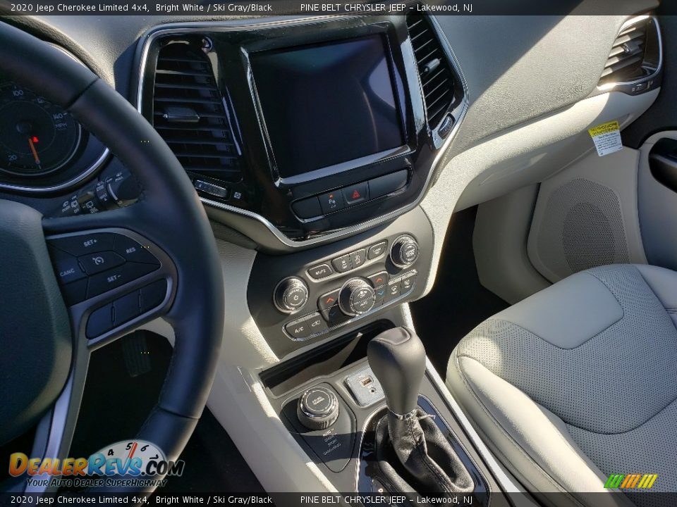 2020 Jeep Cherokee Limited 4x4 Bright White / Ski Gray/Black Photo #10
