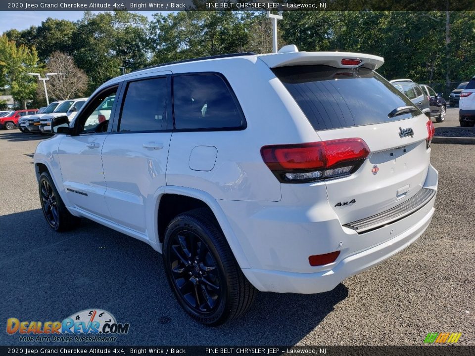 2020 Jeep Grand Cherokee Altitude 4x4 Bright White / Black Photo #4