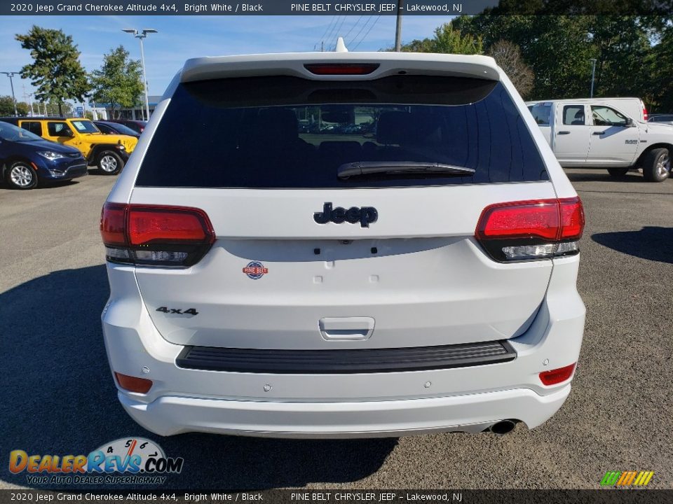 2020 Jeep Grand Cherokee Altitude 4x4 Bright White / Black Photo #5