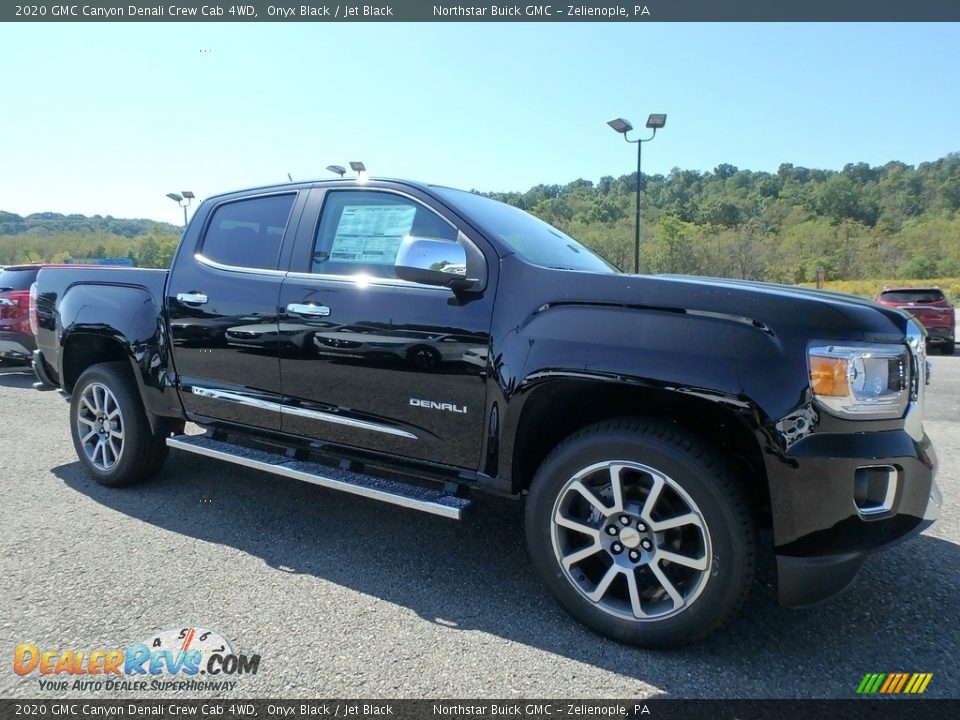 Onyx Black 2020 GMC Canyon Denali Crew Cab 4WD Photo #3