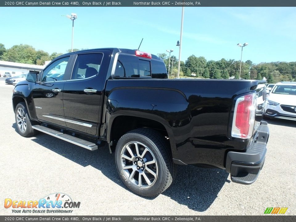 2020 GMC Canyon Denali Crew Cab 4WD Onyx Black / Jet Black Photo #7