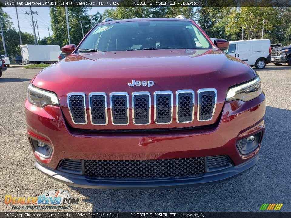 2020 Jeep Cherokee Latitude Plus 4x4 Velvet Red Pearl / Black Photo #2