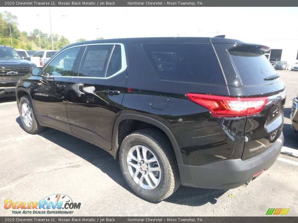 2020 Chevrolet Traverse LS Mosaic Black Metallic / Jet Black Photo #3