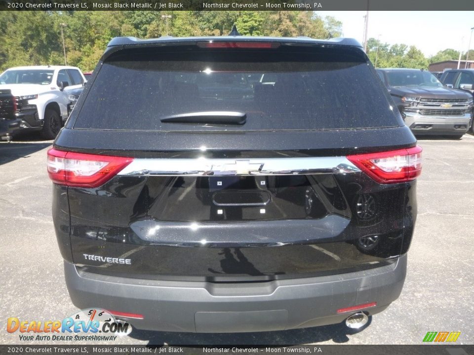 2020 Chevrolet Traverse LS Mosaic Black Metallic / Jet Black Photo #4