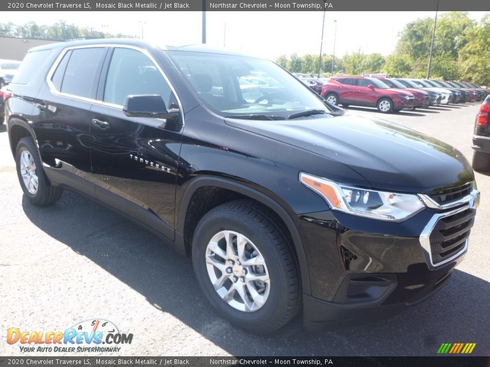 2020 Chevrolet Traverse LS Mosaic Black Metallic / Jet Black Photo #7