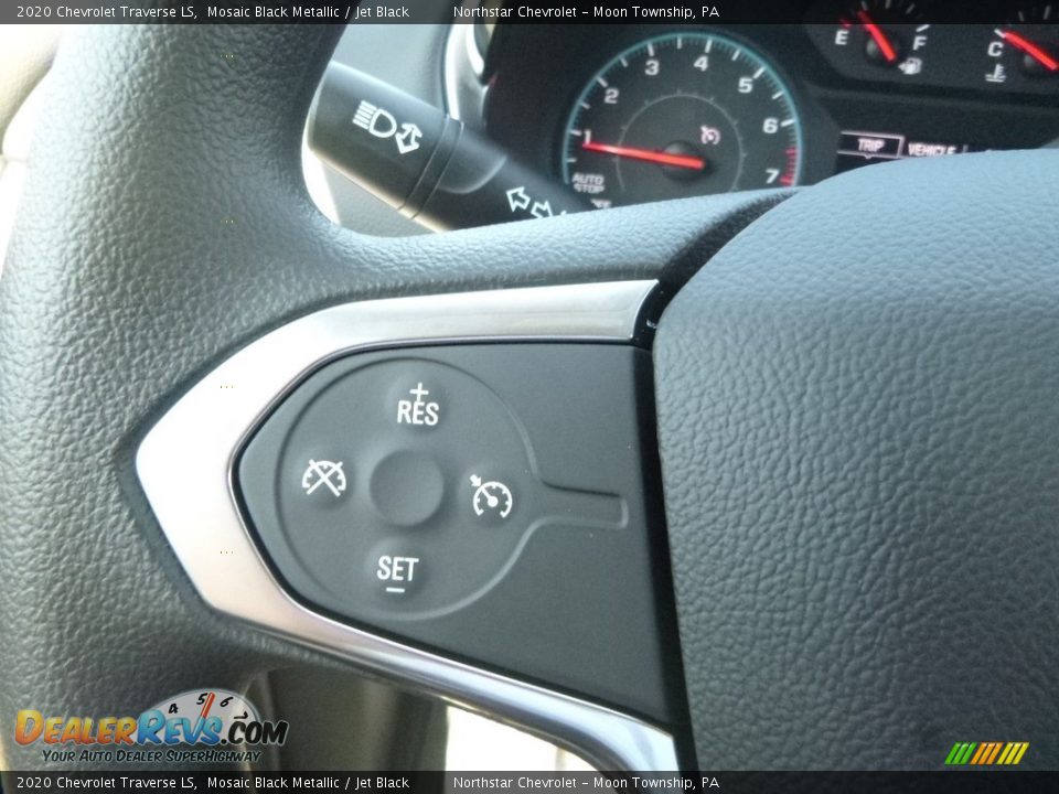2020 Chevrolet Traverse LS Mosaic Black Metallic / Jet Black Photo #20