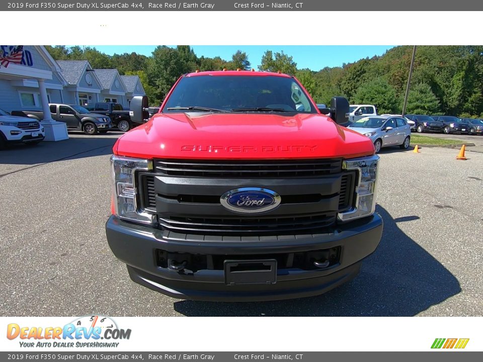 2019 Ford F350 Super Duty XL SuperCab 4x4 Race Red / Earth Gray Photo #2