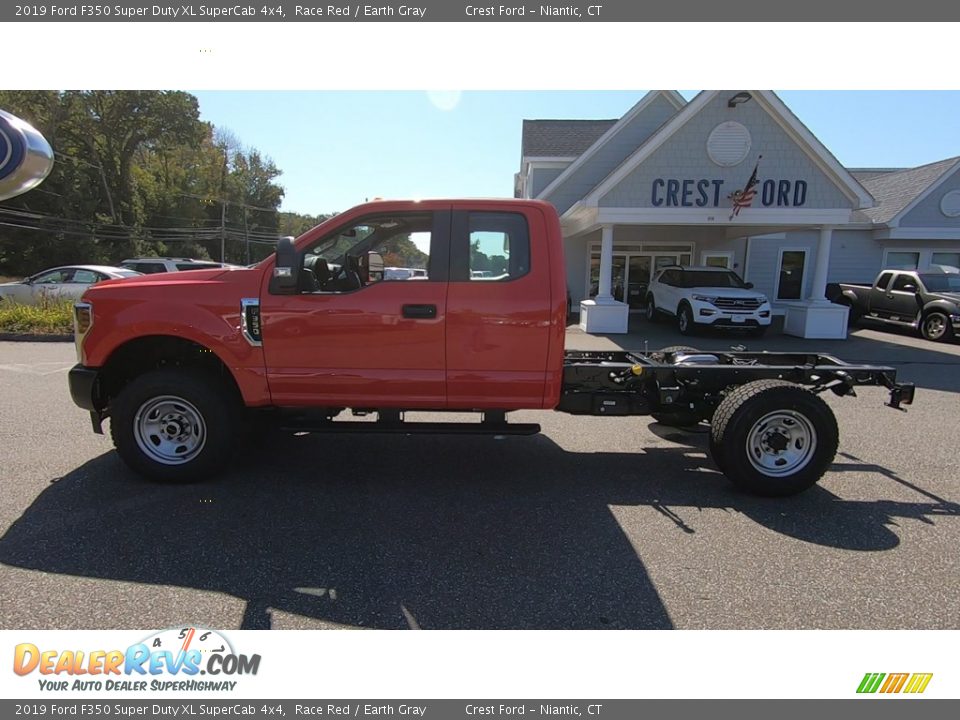 2019 Ford F350 Super Duty XL SuperCab 4x4 Race Red / Earth Gray Photo #4