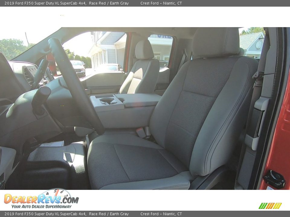 2019 Ford F350 Super Duty XL SuperCab 4x4 Race Red / Earth Gray Photo #10