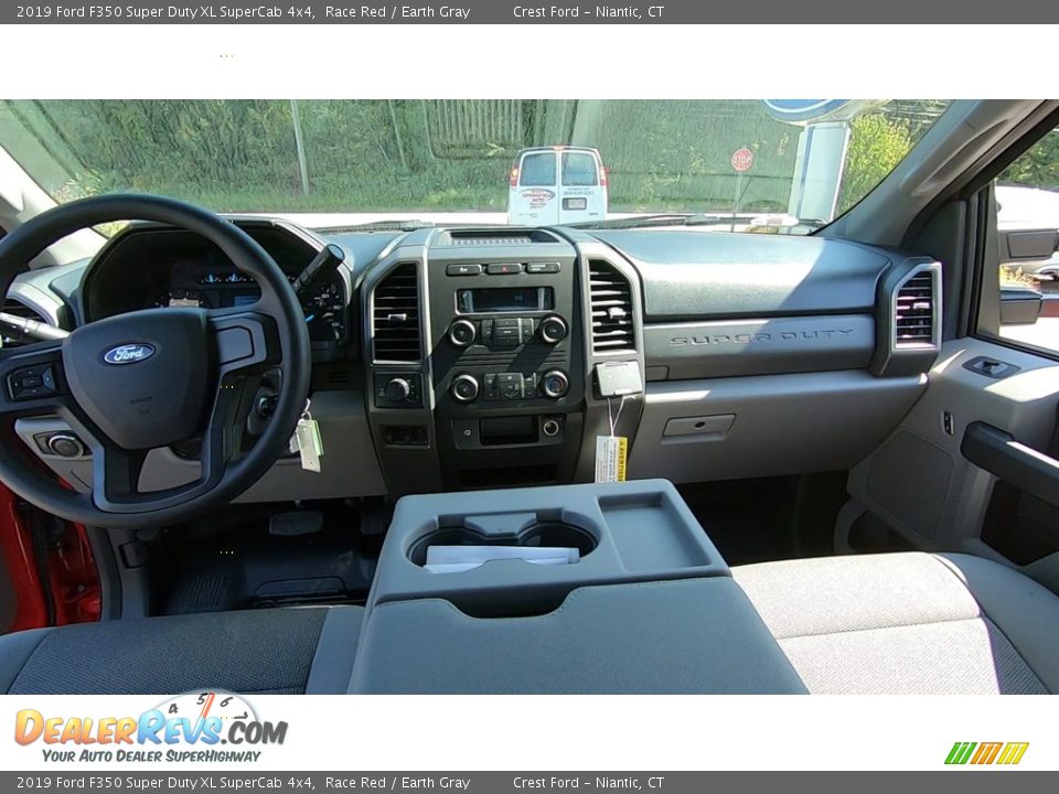 2019 Ford F350 Super Duty XL SuperCab 4x4 Race Red / Earth Gray Photo #17