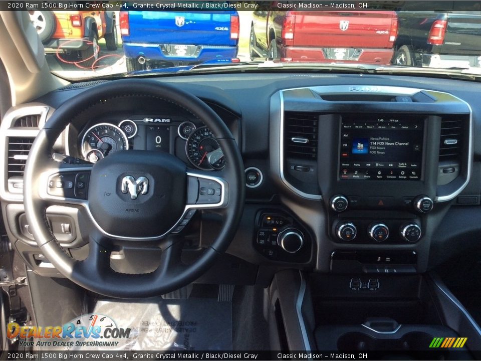 2020 Ram 1500 Big Horn Crew Cab 4x4 Granite Crystal Metallic / Black/Diesel Gray Photo #3