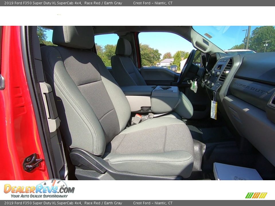 Front Seat of 2019 Ford F350 Super Duty XL SuperCab 4x4 Photo #21