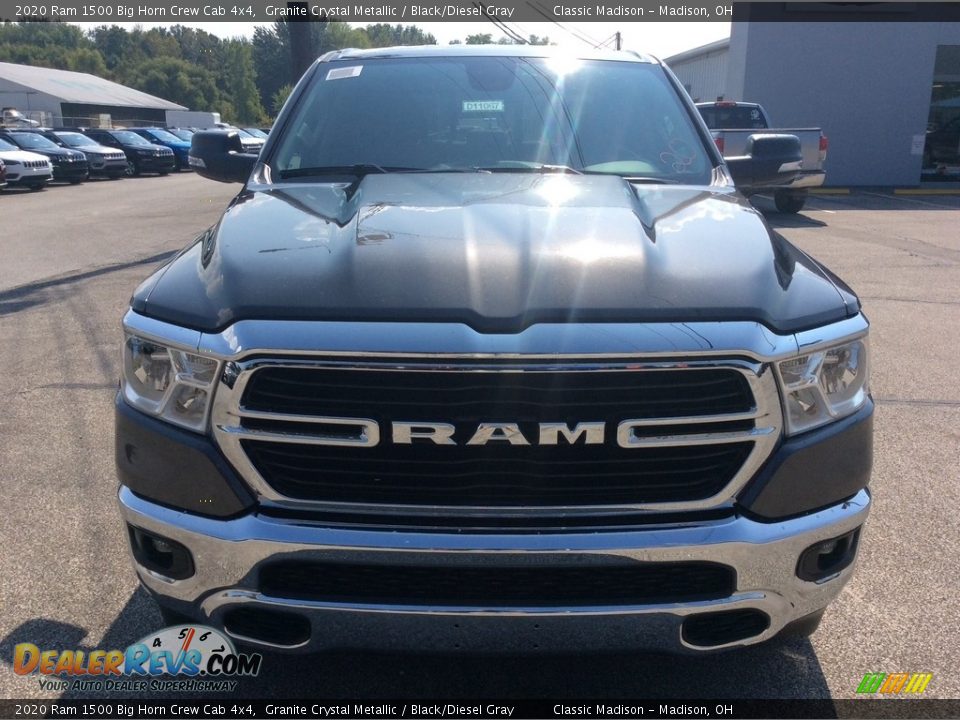 2020 Ram 1500 Big Horn Crew Cab 4x4 Granite Crystal Metallic / Black/Diesel Gray Photo #4