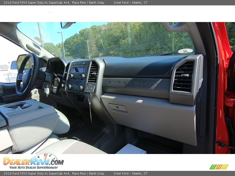 2019 Ford F350 Super Duty XL SuperCab 4x4 Race Red / Earth Gray Photo #22