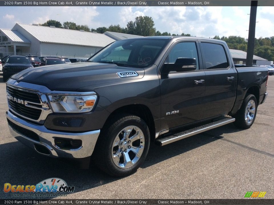 2020 Ram 1500 Big Horn Crew Cab 4x4 Granite Crystal Metallic / Black/Diesel Gray Photo #5