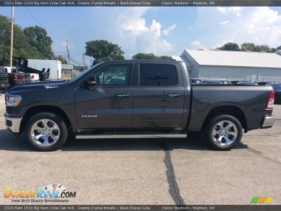 2020 Ram 1500 Big Horn Crew Cab 4x4 Granite Crystal Metallic / Black/Diesel Gray Photo #6