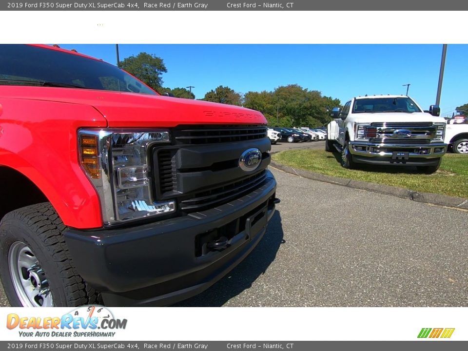 2019 Ford F350 Super Duty XL SuperCab 4x4 Race Red / Earth Gray Photo #25