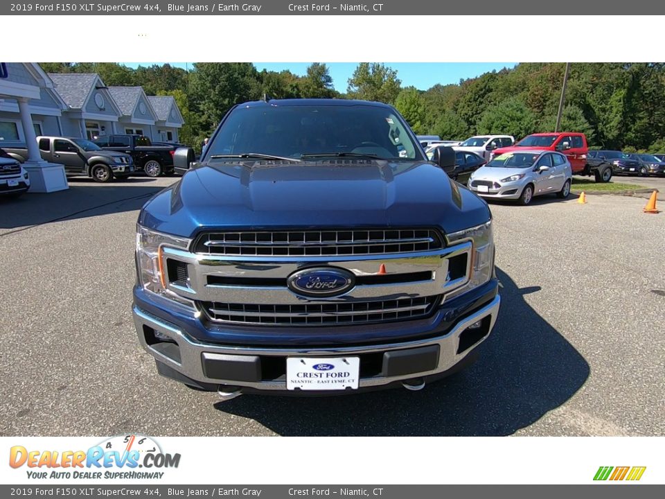 2019 Ford F150 XLT SuperCrew 4x4 Blue Jeans / Earth Gray Photo #2