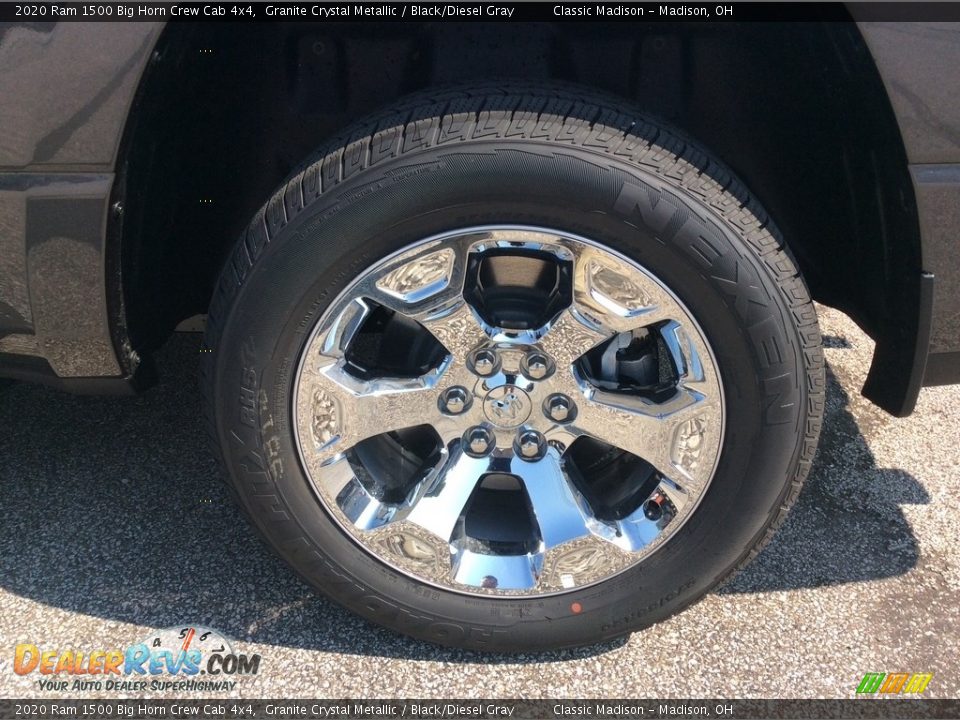2020 Ram 1500 Big Horn Crew Cab 4x4 Granite Crystal Metallic / Black/Diesel Gray Photo #10