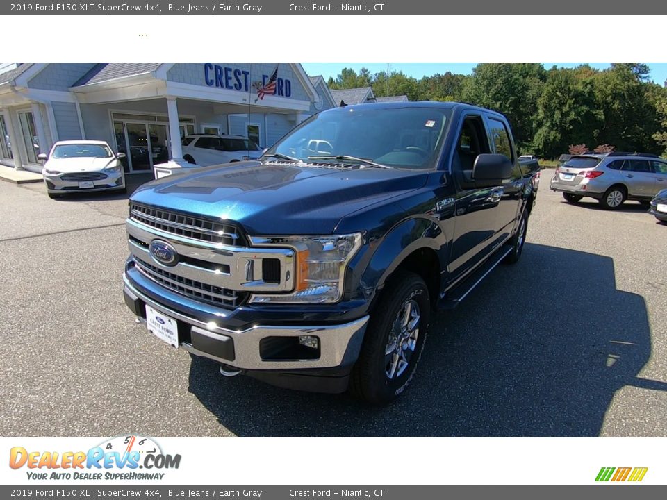 2019 Ford F150 XLT SuperCrew 4x4 Blue Jeans / Earth Gray Photo #3