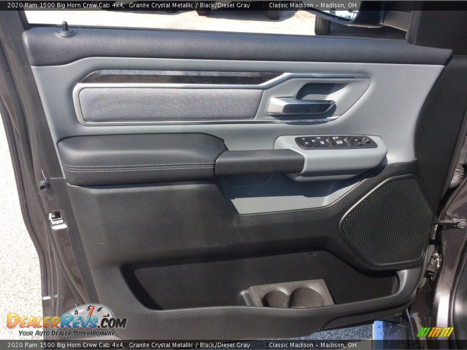 2020 Ram 1500 Big Horn Crew Cab 4x4 Granite Crystal Metallic / Black/Diesel Gray Photo #11