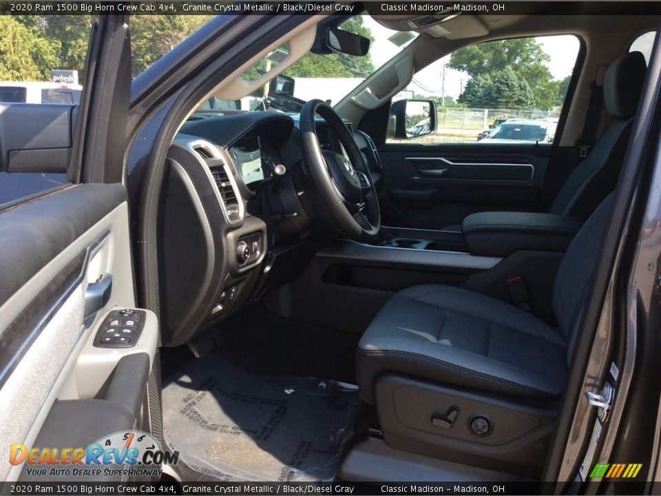 2020 Ram 1500 Big Horn Crew Cab 4x4 Granite Crystal Metallic / Black/Diesel Gray Photo #12