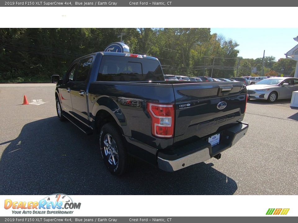 2019 Ford F150 XLT SuperCrew 4x4 Blue Jeans / Earth Gray Photo #5