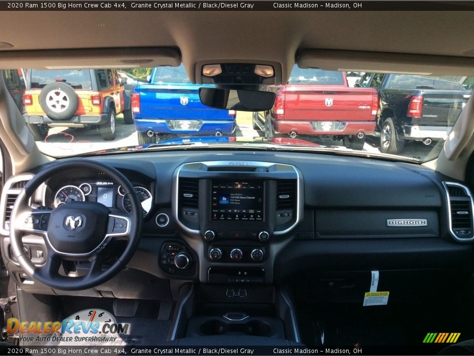 2020 Ram 1500 Big Horn Crew Cab 4x4 Granite Crystal Metallic / Black/Diesel Gray Photo #13