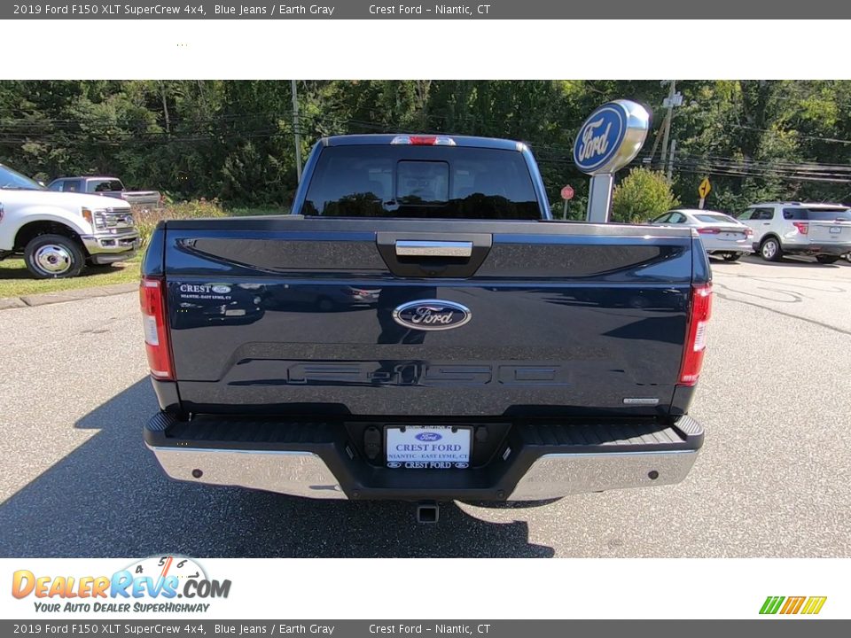 2019 Ford F150 XLT SuperCrew 4x4 Blue Jeans / Earth Gray Photo #6