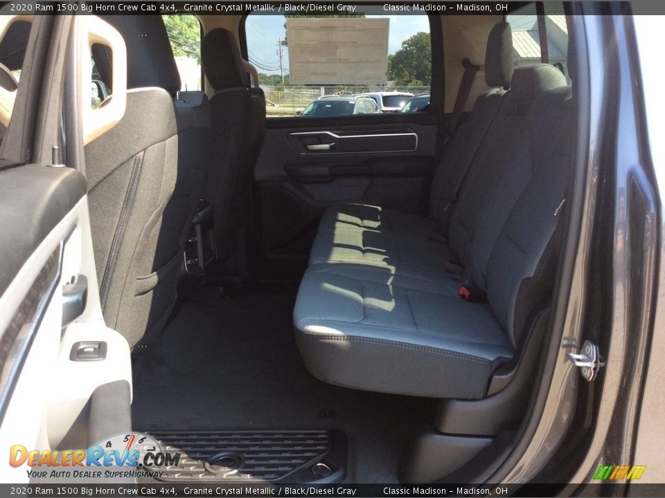 2020 Ram 1500 Big Horn Crew Cab 4x4 Granite Crystal Metallic / Black/Diesel Gray Photo #16