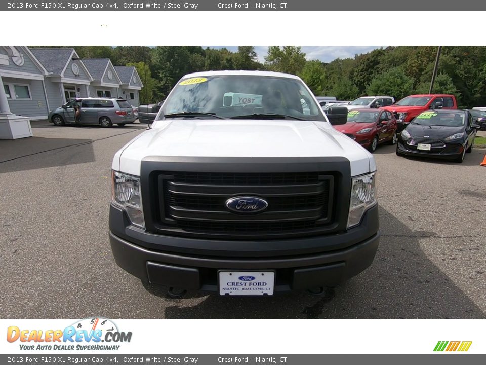 2013 Ford F150 XL Regular Cab 4x4 Oxford White / Steel Gray Photo #2