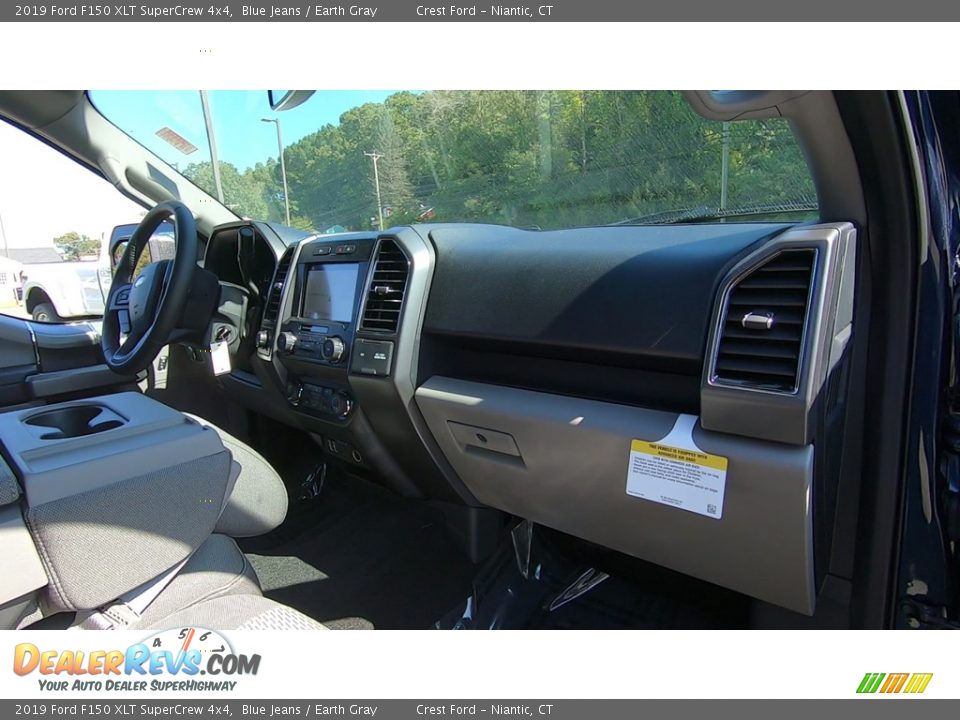 2019 Ford F150 XLT SuperCrew 4x4 Blue Jeans / Earth Gray Photo #24