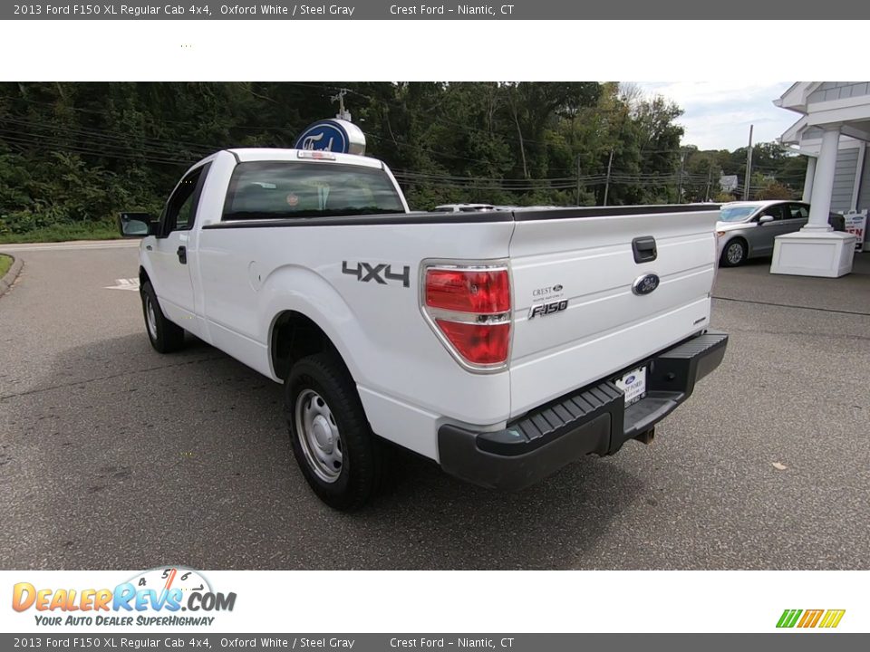 2013 Ford F150 XL Regular Cab 4x4 Oxford White / Steel Gray Photo #5