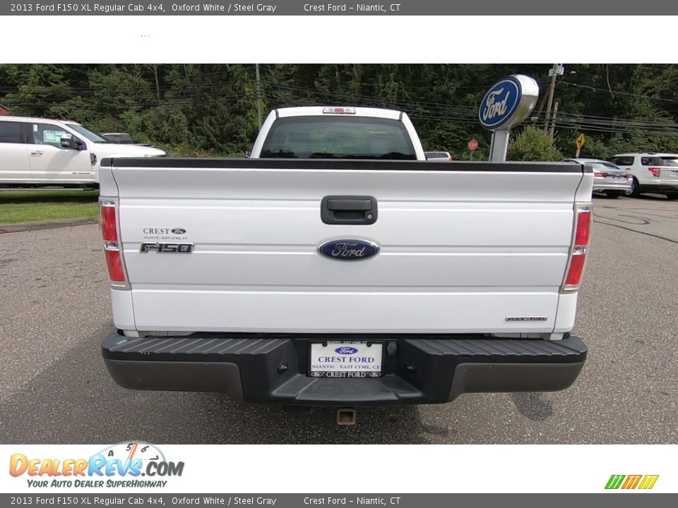 2013 Ford F150 XL Regular Cab 4x4 Oxford White / Steel Gray Photo #6