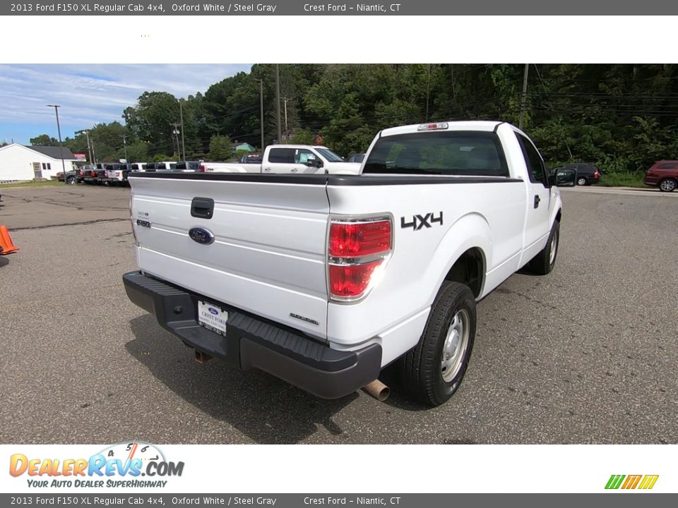 2013 Ford F150 XL Regular Cab 4x4 Oxford White / Steel Gray Photo #7
