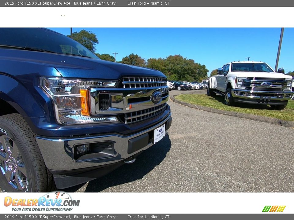2019 Ford F150 XLT SuperCrew 4x4 Blue Jeans / Earth Gray Photo #27