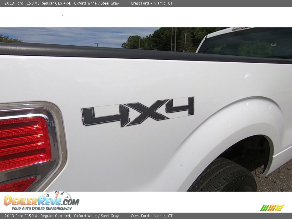 2013 Ford F150 XL Regular Cab 4x4 Oxford White / Steel Gray Photo #9