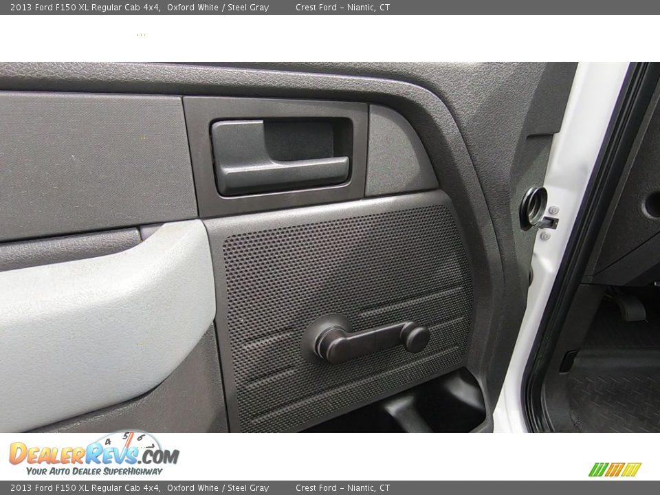 2013 Ford F150 XL Regular Cab 4x4 Oxford White / Steel Gray Photo #13