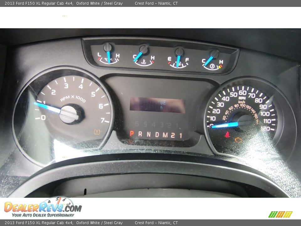 2013 Ford F150 XL Regular Cab 4x4 Oxford White / Steel Gray Photo #14
