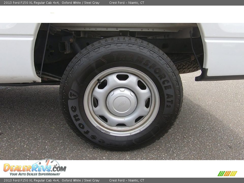 2013 Ford F150 XL Regular Cab 4x4 Oxford White / Steel Gray Photo #18
