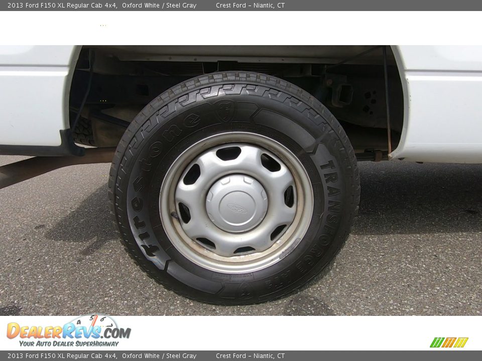 2013 Ford F150 XL Regular Cab 4x4 Oxford White / Steel Gray Photo #20